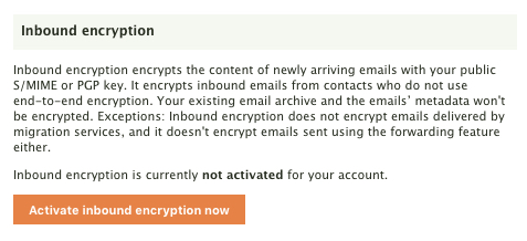 Activating Encryption